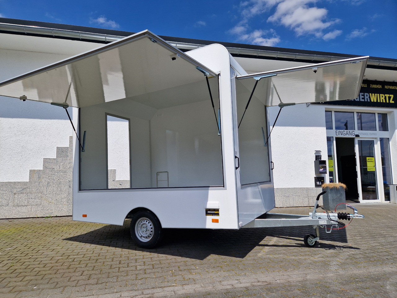 Verkaufsanhänger VK 302 220 aero retro 300cm extrabreit 2 Verkaufsklappen Hecktür 1300kg - Приколка за продажба на добра: слика 3 Verkaufsanhänger VK 302 220 aero retro 300cm extrabreit 2 Verkaufsklappen Hecktür 1300kg - Приколка за продажба на добра: слика 3