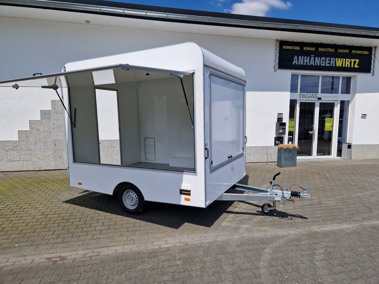 Verkaufsanhänger VK 302 220 aero retro 300cm extrabreit 2 Verkaufsklappen Hecktür 1300kg - Приколка за продажба на добра: слика 4 Verkaufsanhänger VK 302 220 aero retro 300cm extrabreit 2 Verkaufsklappen Hecktür 1300kg - Приколка за продажба на добра: слика 4