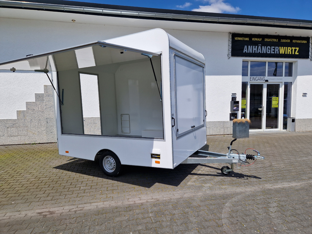 Verkaufsanhänger VK 302 220 aero retro 300cm extrabreit 2 Verkaufsklappen Hecktür 1300kg - Приколка за продажба на добра: слика 5 Verkaufsanhänger VK 302 220 aero retro 300cm extrabreit 2 Verkaufsklappen Hecktür 1300kg - Приколка за продажба на добра: слика 5