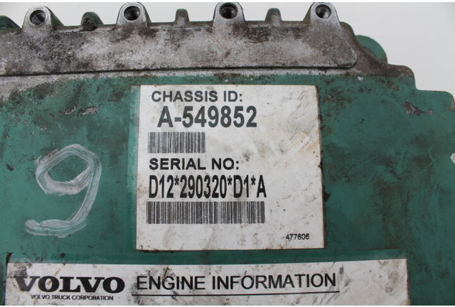 Volvo A-549852 - Единица за контрола: слика 1 Volvo A-549852 - Единица за контрола: слика 1