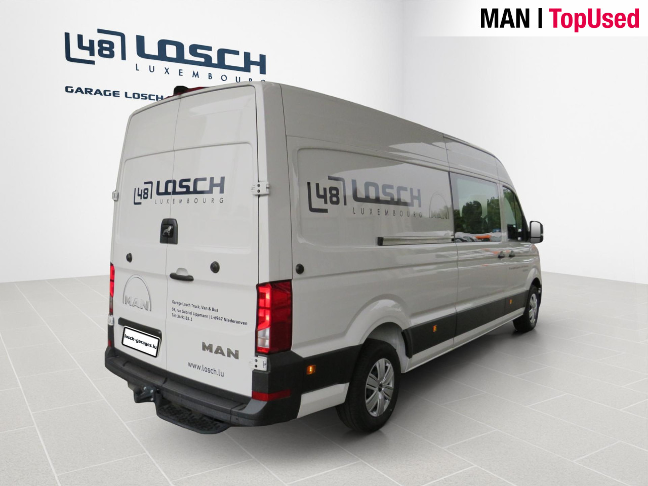 Товарно комбе, Комби со двојна кабина MAN TGE 3.180 4X2F L4H3 SB Doka Kasten Klima AHK ZV: слика 12