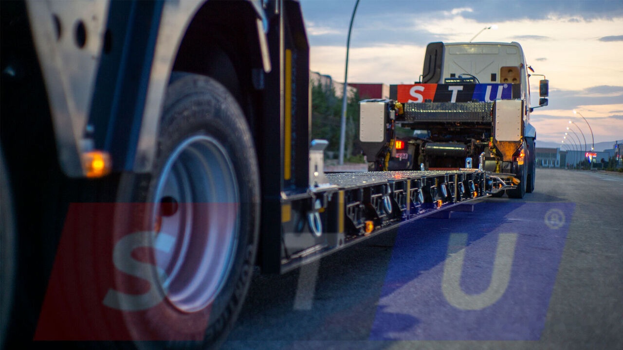 Нов Полуприколка за низок утовар STU 2 Axle Extendable Low Loader: слика 27