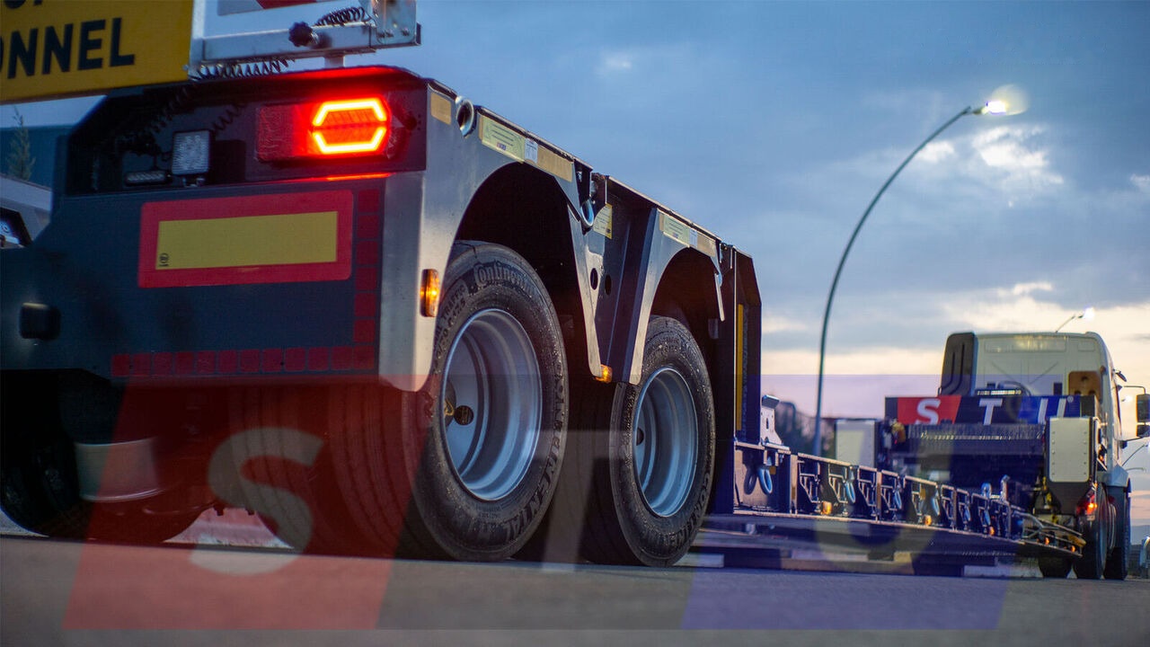 Нов Полуприколка за низок утовар STU 2 Axle Extendable Low Loader: слика 10