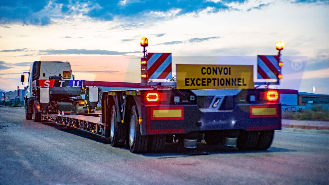 Нов Полуприколка за низок утовар STU 2 Axle Extendable Low Loader: слика 9