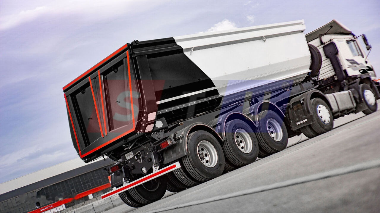 STU 3 AXLE TIPPER TRAILER / 3 ESSİEUX REMORQUE BENNE - Кипер полуприколка: слика 2 STU 3 AXLE TIPPER TRAILER / 3 ESSİEUX REMORQUE BENNE - Кипер полуприколка: слика 2