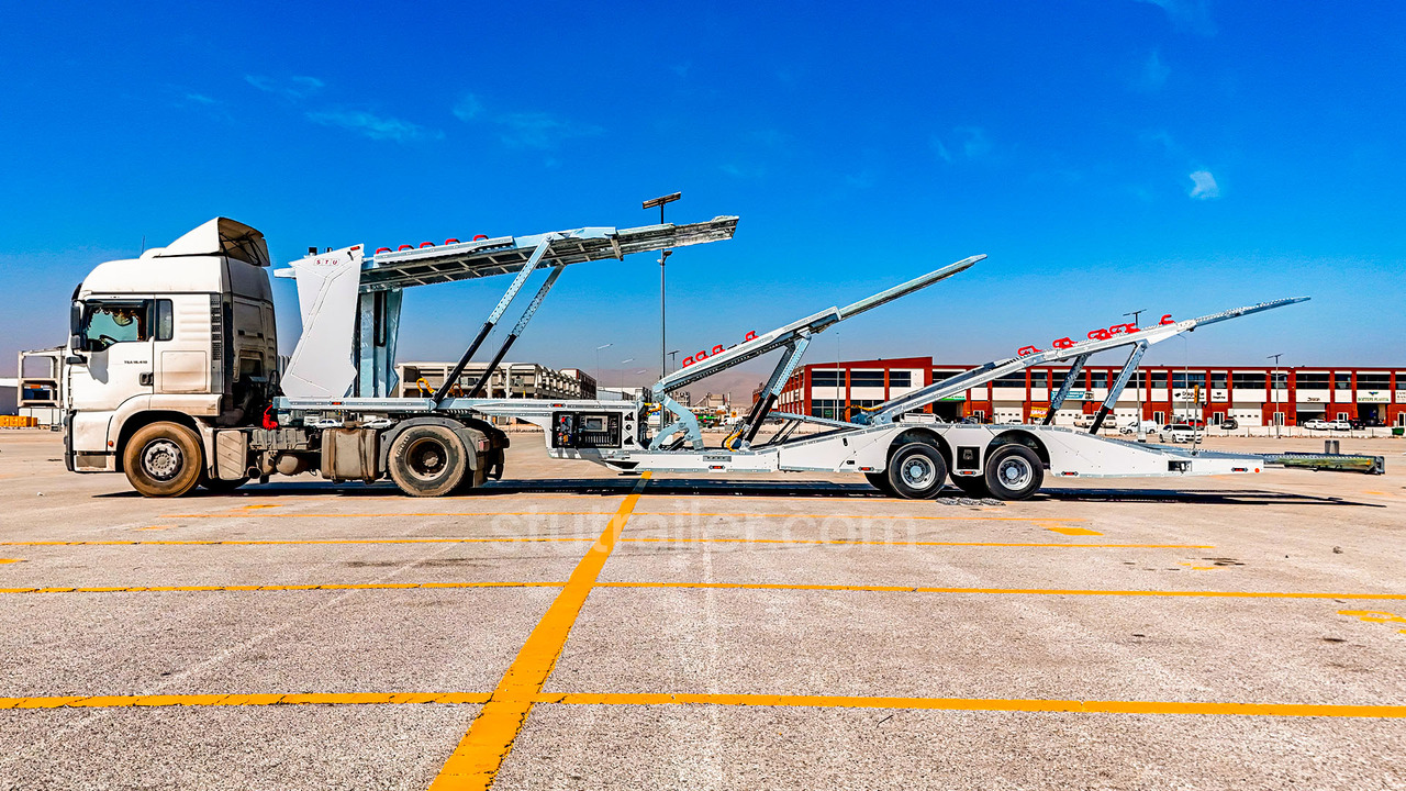 STU 6 Car Carrier Trailer / 2 Axle Car Carrier Trailer - Автотранспортна полуприколка: слика 1 STU 6 Car Carrier Trailer / 2 Axle Car Carrier Trailer - Автотранспортна полуприколка: слика 1