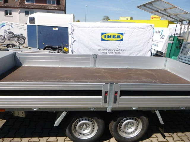 Нов Автомобил приколка Brenderup 5420ATB2500 Alu Hochlader, 2,5 to. 4170 x 1800 x 330 mm: слика 10