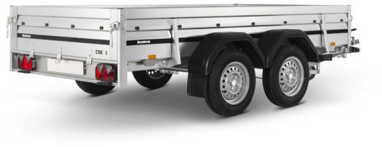 Brenderup Tieflader 2300S Stahl, 2,5 to. 3010x1530x400mm - Автомобил приколка: слика 4 Brenderup Tieflader 2300S Stahl, 2,5 to. 3010x1530x400mm - Автомобил приколка: слика 4