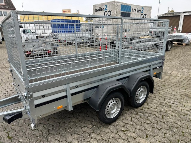 Brenderup Tieflader 2300S Stahl mit Laubgitter, 2,0 to. 3010x1530x400mm - Автомобил приколка: слика 4 Brenderup Tieflader 2300S Stahl mit Laubgitter, 2,0 to. 3010x1530x400mm - Автомобил приколка: слика 4