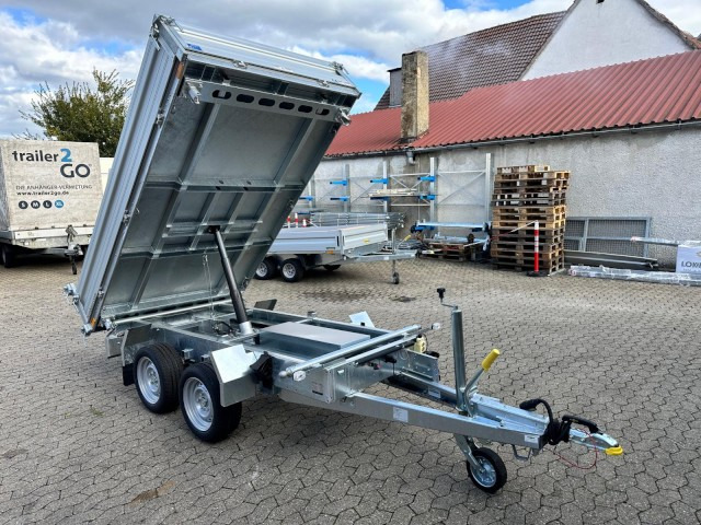 Humbaur 3-Seitenkipper HTK 2700.27 E-Pumpe Alu, 2670 x 1500 x 350 mm, 2,7 to. - Кипер приколка: слика 1 Humbaur 3-Seitenkipper HTK 2700.27 E-Pumpe Alu, 2670 x 1500 x 350 mm, 2,7 to. - Кипер приколка: слика 1