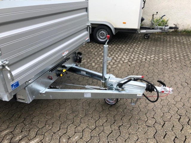 Humbaur 3-Seitenkipper HTK 3500.41 Alu mit BW-Aufsatz, 4100 x 2100 x 350 mm, 3,5 to. - Кипер приколка: слика 2 Humbaur 3-Seitenkipper HTK 3500.41 Alu mit BW-Aufsatz, 4100 x 2100 x 350 mm, 3,5 to. - Кипер приколка: слика 2