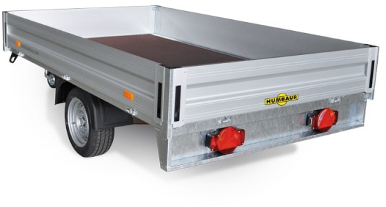 Humbaur HN 132616 Hochlader 1300 kg, 2650 x 1650 x 300mm - Автомобил приколка: слика 1 Humbaur HN 132616 Hochlader 1300 kg, 2650 x 1650 x 300mm - Автомобил приколка: слика 1
