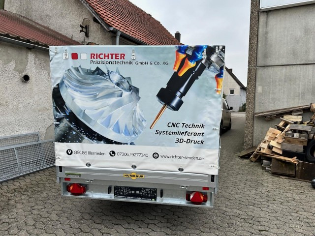 Humbaur HT 253118 Hochlader 2,5 to. mit Hochplane 200 cm, Digitaldruck - Автомобил приколка: слика 4 Humbaur HT 253118 Hochlader 2,5 to. mit Hochplane 200 cm, Digitaldruck - Автомобил приколка: слика 4