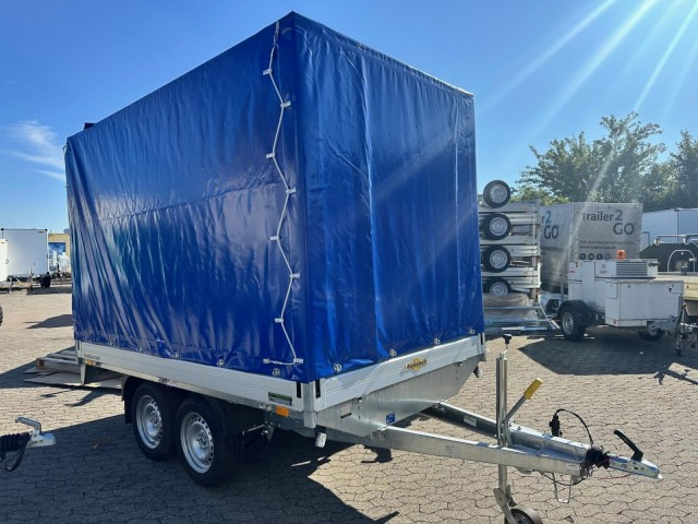 Humbaur HT 253118 Hochlader 2,5 to. mit Hochplane 200 cm - Автомобил приколка: слика 1 Humbaur HT 253118 Hochlader 2,5 to. mit Hochplane 200 cm - Автомобил приколка: слика 1