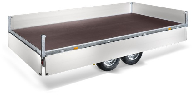 Humbaur HT 304118 Hochlader 3,0 to. 4100 x 1850 x 350 - Автомобил приколка: слика 2 Humbaur HT 304118 Hochlader 3,0 to. 4100 x 1850 x 350 - Автомобил приколка: слика 2