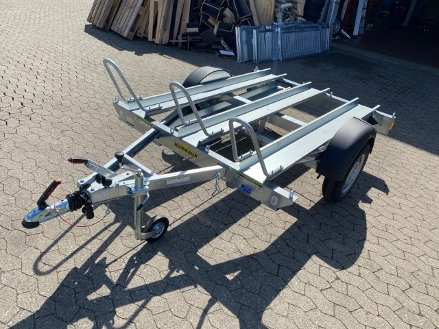 Humbaur Motorradanhänger HM 102113, HM 10 21 13, 1,0 t. 2095 x 1365 x 70 mm - Приколка за мотоцикл: слика 1 Humbaur Motorradanhänger HM 102113, HM 10 21 13, 1,0 t. 2095 x 1365 x 70 mm - Приколка за мотоцикл: слика 1