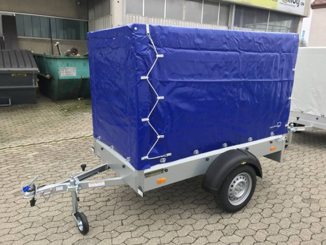 Humbaur Steely mit Hochplane 140 cm, 750 kg 2050x1095x300mm - Автомобил приколка: слика 1 Humbaur Steely mit Hochplane 140 cm, 750 kg 2050x1095x300mm - Автомобил приколка: слика 1