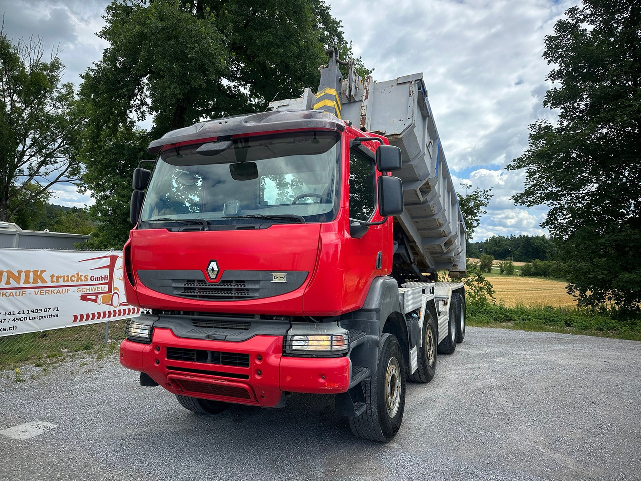 RENAULT / RENAULT TRUCKS Kerax 450 8x2 Abroller - Камион со кука за подигање: слика 1 RENAULT / RENAULT TRUCKS Kerax 450 8x2 Abroller - Камион со кука за подигање: слика 1