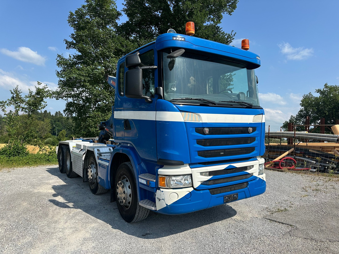 SCANIA G450 8x4 Hiab - Камион со кука за подигање: слика 3 SCANIA G450 8x4 Hiab - Камион со кука за подигање: слика 3