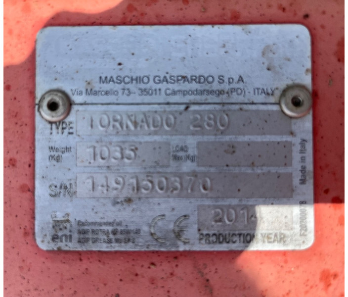 Maschio Tornado 280 - Мулчер: слика 5 Maschio Tornado 280 - Мулчер: слика 5