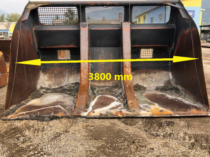 3800 mm Volvo - Корпа за натоварувач за Градежна машина: слика 1 3800 mm Volvo - Корпа за натоварувач за Градежна машина: слика 1