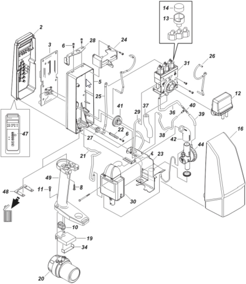 MXA0044 22 DeLaval milking unit MU486 Part No. 87979930 - Опрема за молзење: слика 4 MXA0044 22 DeLaval milking unit MU486 Part No. 87979930 - Опрема за молзење: слика 4