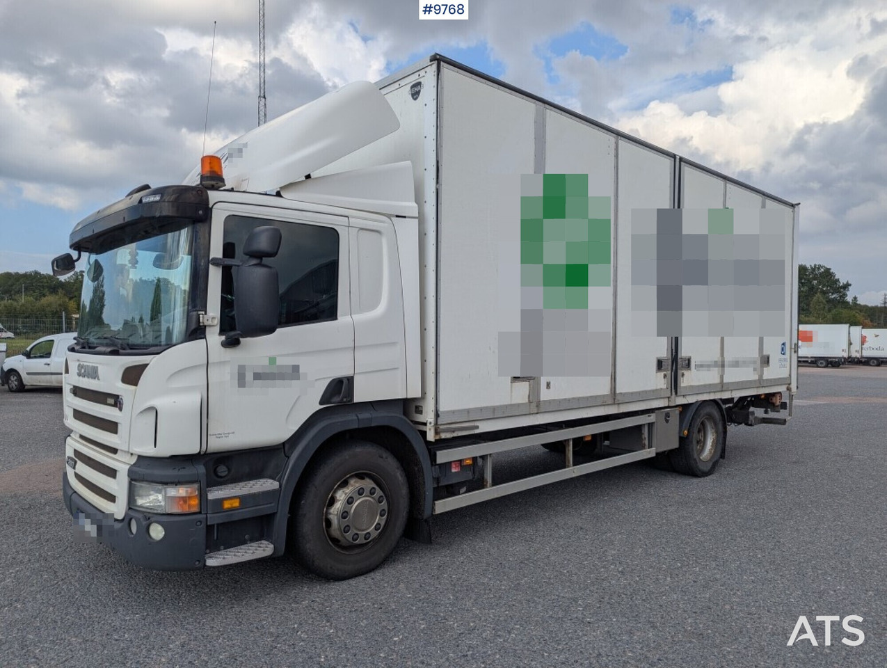 Box Truck Scania P280 4X2 with tail lift - Камион сандучар: слика 1 Box Truck Scania P280 4X2 with tail lift - Камион сандучар: слика 1