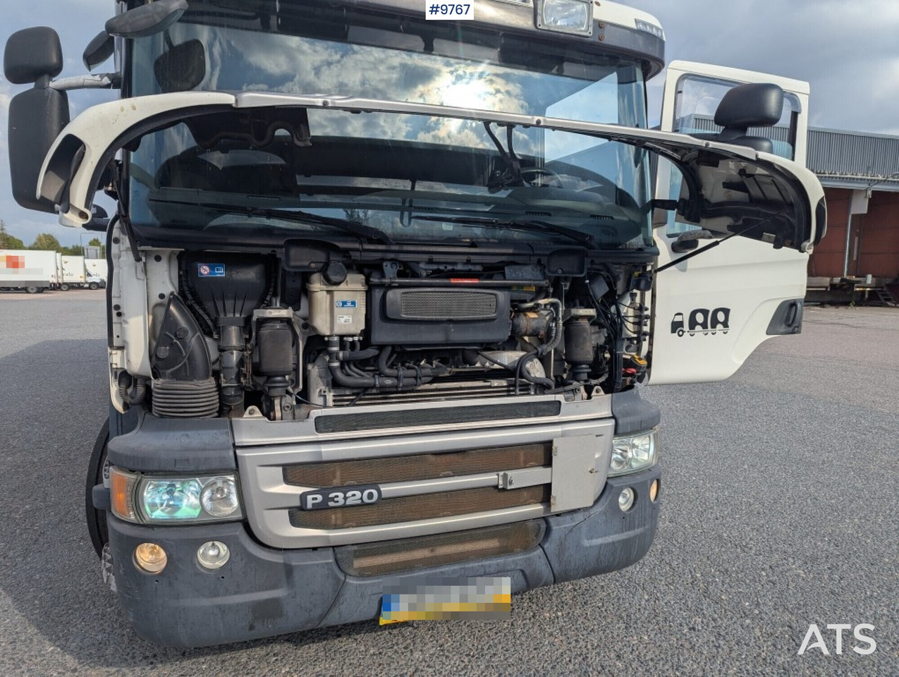 Камион сандучар Box Truck Scania P320 4X2 with tail lift: слика 7