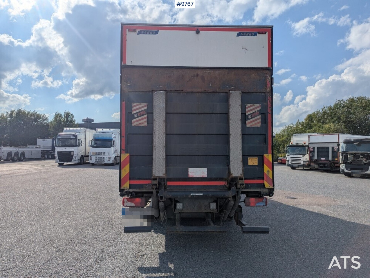 Камион сандучар Box Truck Scania P320 4X2 with tail lift: слика 9