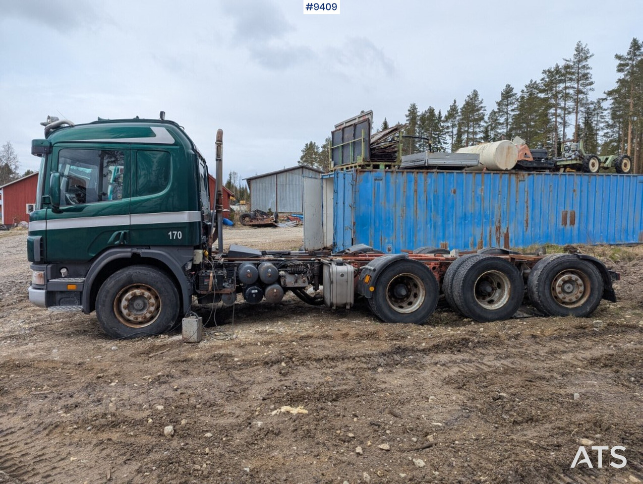 Chassi Scania P124 8X4 (see video) - Камион со кабинска шасија: слика 2 Chassi Scania P124 8X4 (see video) - Камион со кабинска шасија: слика 2