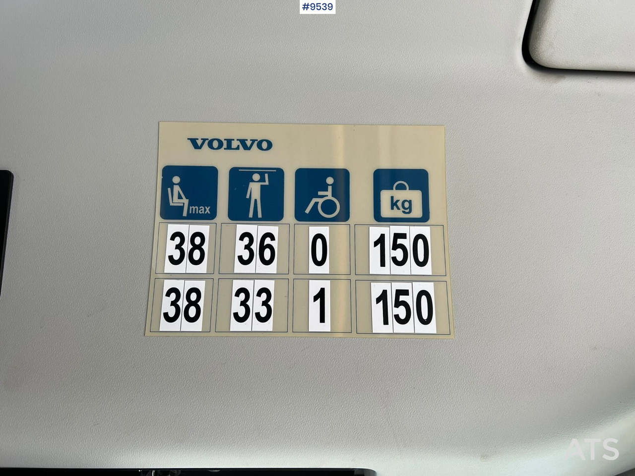 Градски автобус City bus Volvo 8900 B8RLE: слика 15