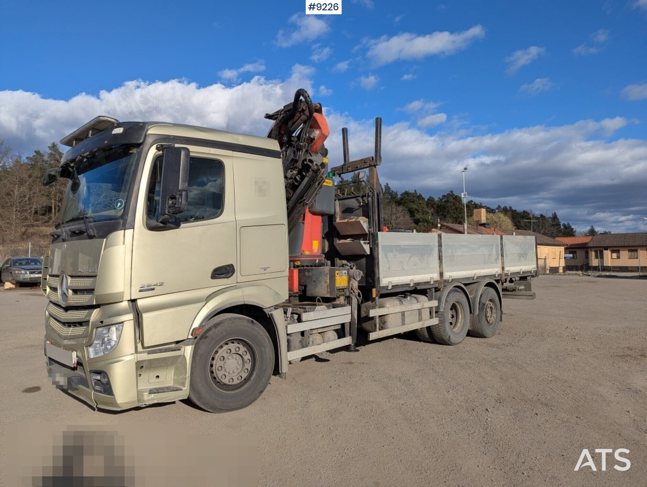 Crane Truck Mercedes-Benz Actros 2542 - Камион со платформа, Камион со кран: слика 1 Crane Truck Mercedes-Benz Actros 2542 - Камион со платформа, Камион со кран: слика 1
