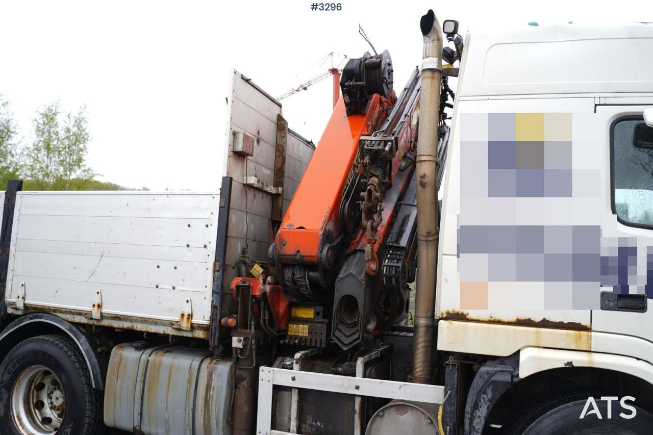 Камион со кран, Камион со платформа Crane Truck Volvo FM12-39 8X4*4 (SEE VIDEO): слика 12