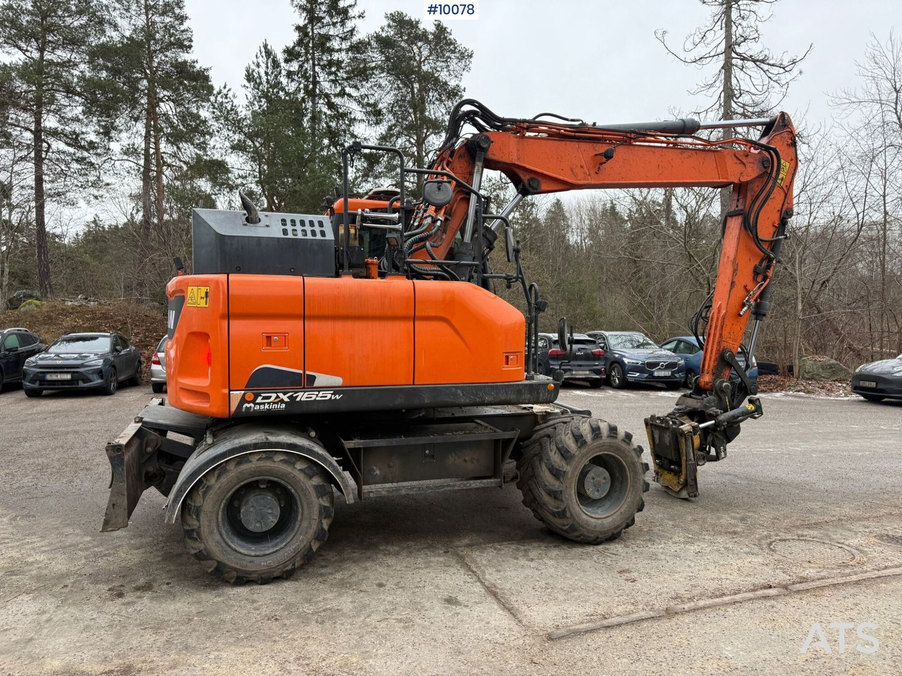 Doosan DX165W-5 Wheeled excavator (VIDEO) - Багер на тркала: слика 4 Doosan DX165W-5 Wheeled excavator (VIDEO) - Багер на тркала: слика 4