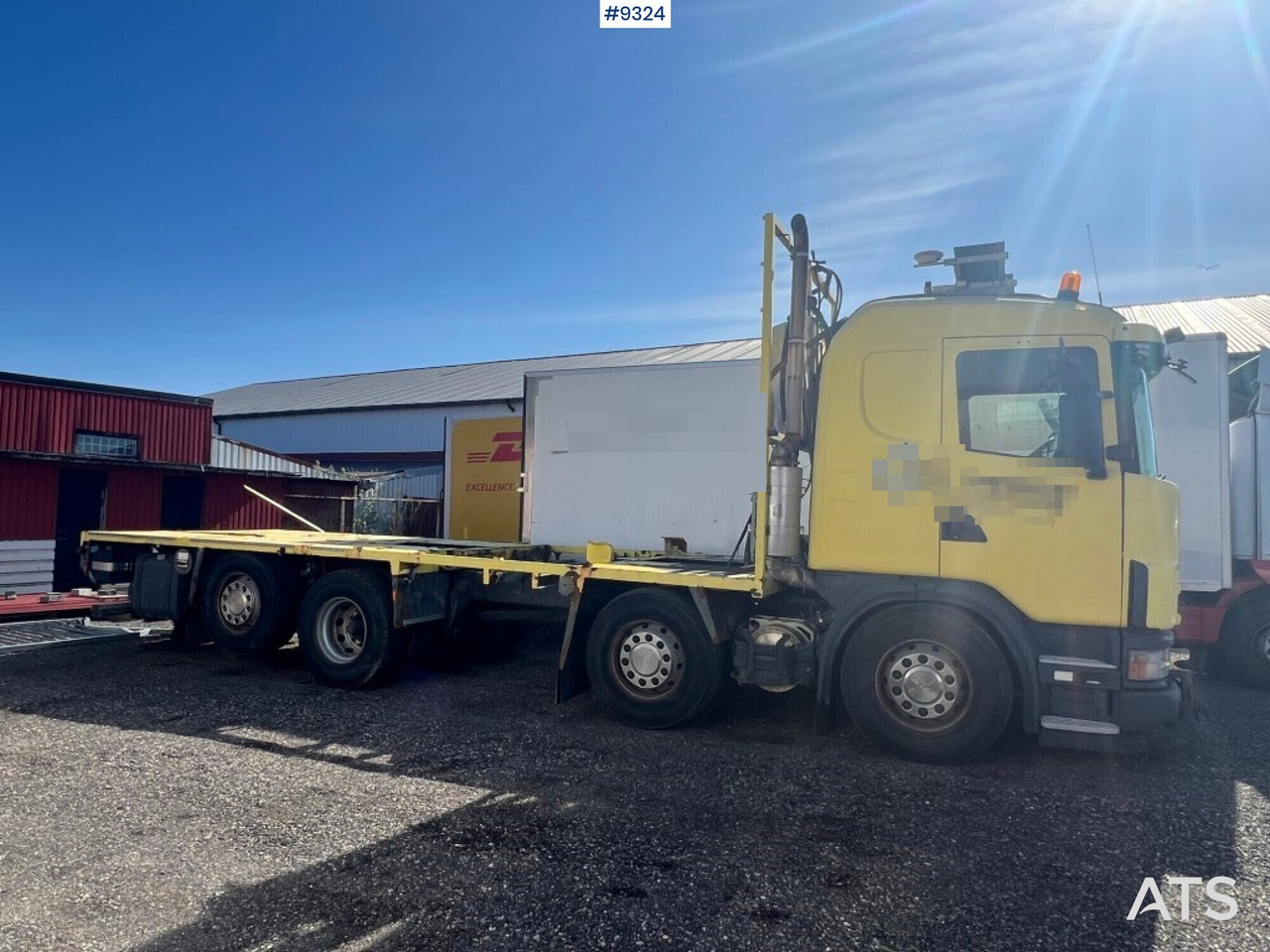 Flatbed truck Scania R124GB8X26NB420 - Камион со платформа: слика 5 Flatbed truck Scania R124GB8X26NB420 - Камион со платформа: слика 5