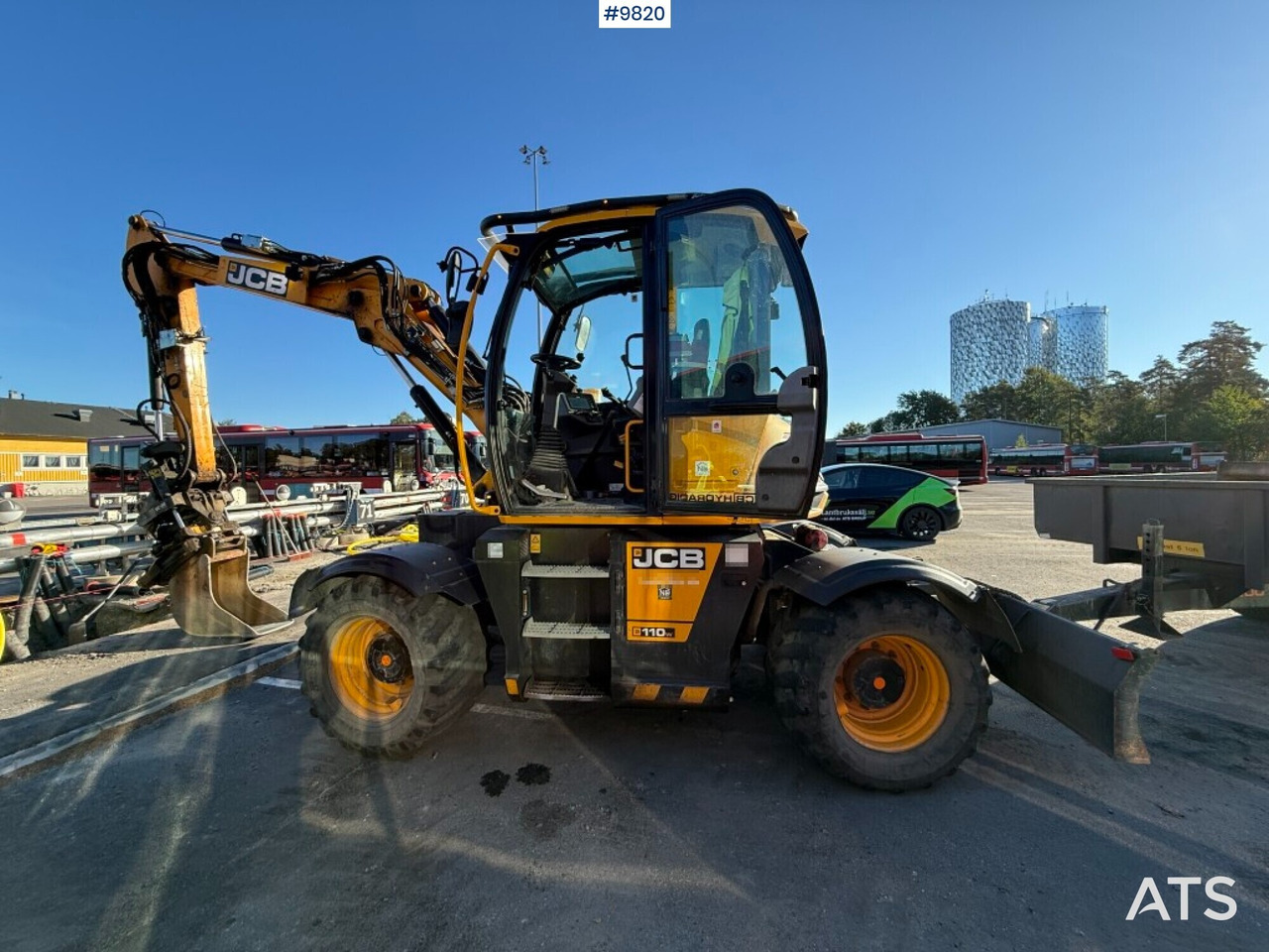 JCB Hydradig 110w wheel excavator with tiltrotator and attachments - Багер на тркала: слика 4 JCB Hydradig 110w wheel excavator with tiltrotator and attachments - Багер на тркала: слика 4