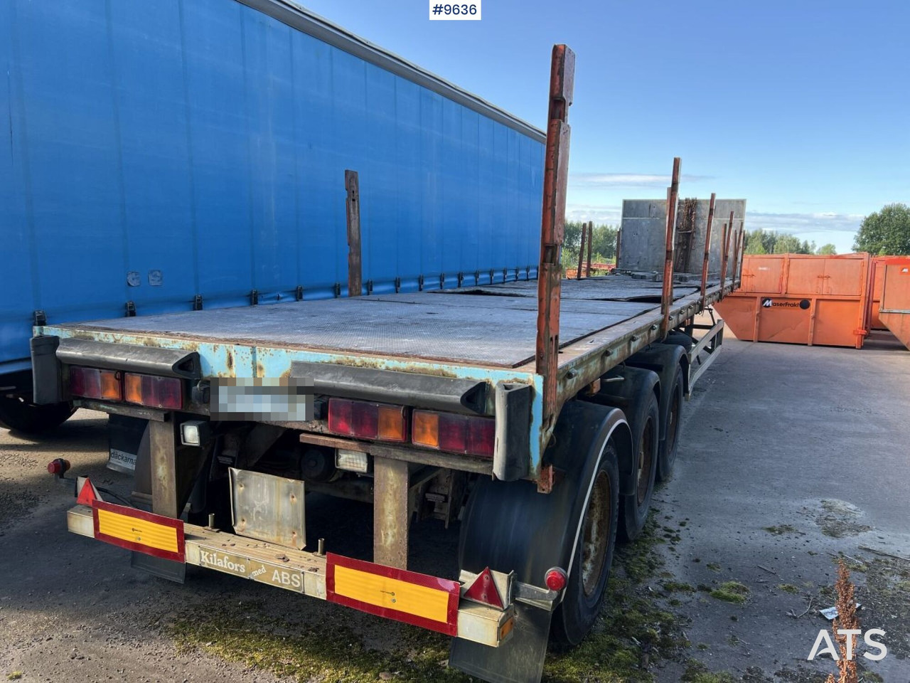 KILAFORS SVTPB3 129 trailer, Rep Objekt - Полуприколка платформа: слика 1 KILAFORS SVTPB3 129 trailer, Rep Objekt - Полуприколка платформа: слика 1