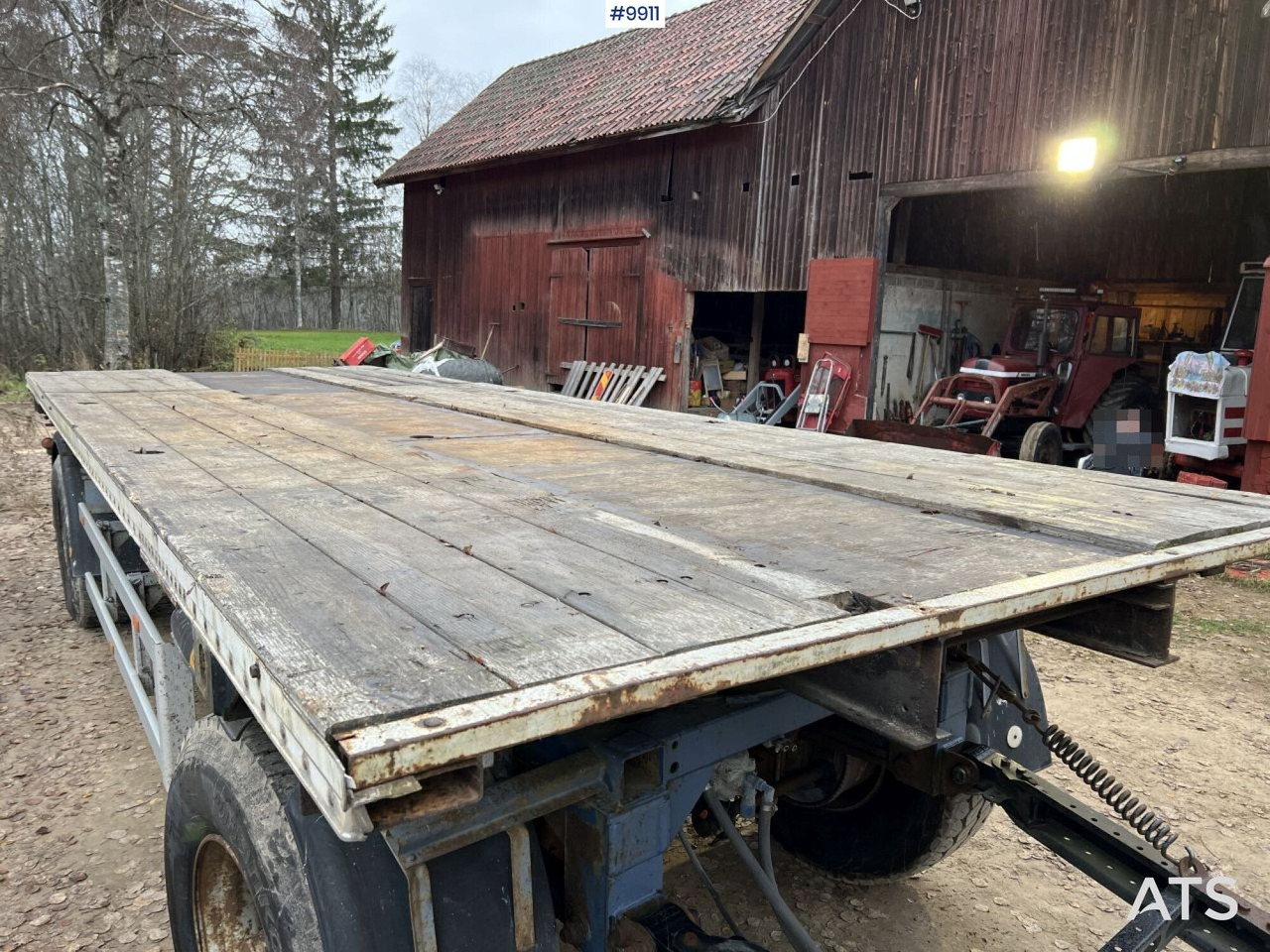 KRONE AZW 20E Container trailer with interchangeable body - Приколка платформа: слика 4 KRONE AZW 20E Container trailer with interchangeable body - Приколка платформа: слика 4