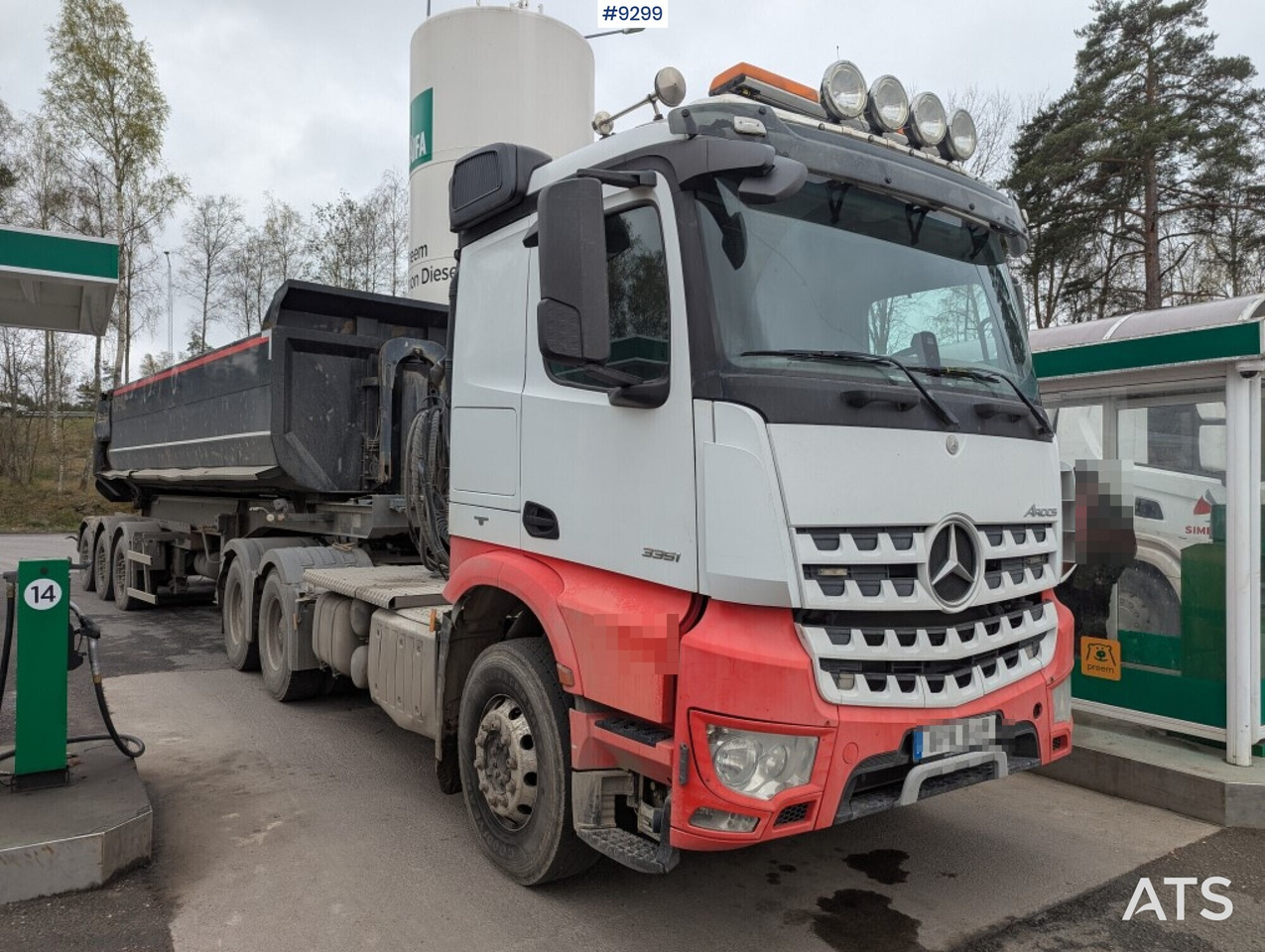 Tractor Unit Mercedes-Benz Arocs 3351 6x4 with tipper trailer - Камион влекач: слика 2 Tractor Unit Mercedes-Benz Arocs 3351 6x4 with tipper trailer - Камион влекач: слика 2