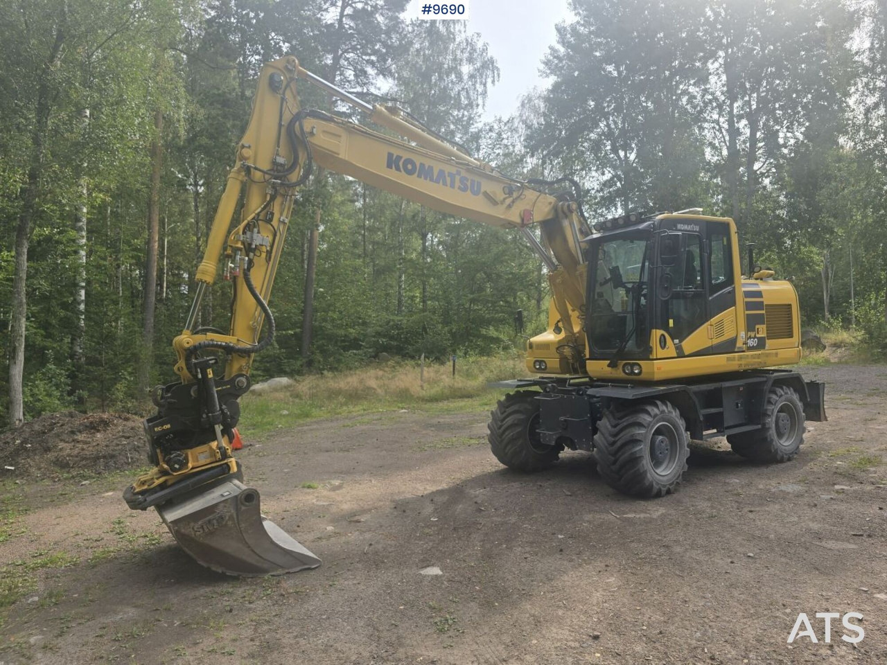 Komatsu PW160-11 with machine control - Багер на тркала: слика 1 Komatsu PW160-11 with machine control - Багер на тркала: слика 1