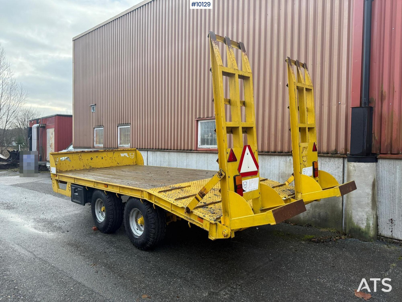 Machine trailer JPM - Приколка за низок утовар: слика 1 Machine trailer JPM - Приколка за низок утовар: слика 1