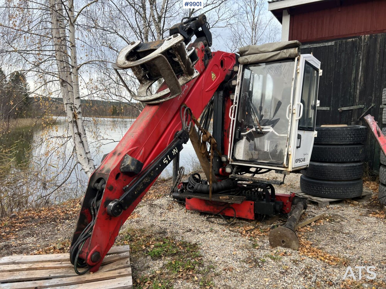 PALFINGER EPSILON M110 Timber crane with double jibs - Кран за натоварување: слика 1 PALFINGER EPSILON M110 Timber crane with double jibs - Кран за натоварување: слика 1