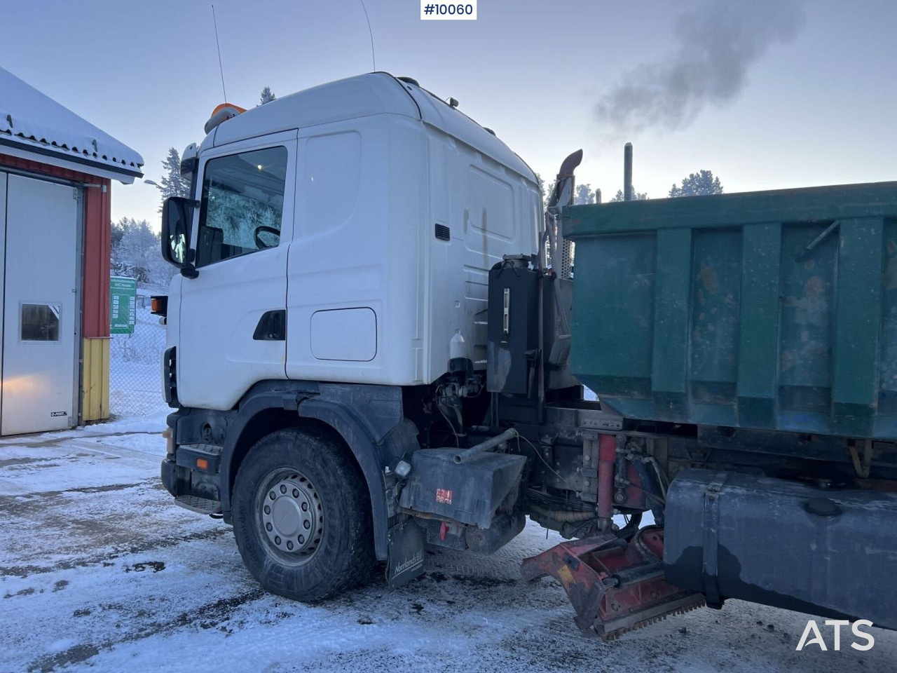 SCANIA R164 Tipper truck with plow equipment (VIDEO) - Кипер: слика 2 SCANIA R164 Tipper truck with plow equipment (VIDEO) - Кипер: слика 2