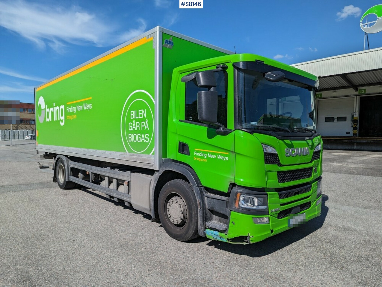 Scania Gas powered Box truck P280 4X2 - Камион сандучар: слика 1 Scania Gas powered Box truck P280 4X2 - Камион сандучар: слика 1