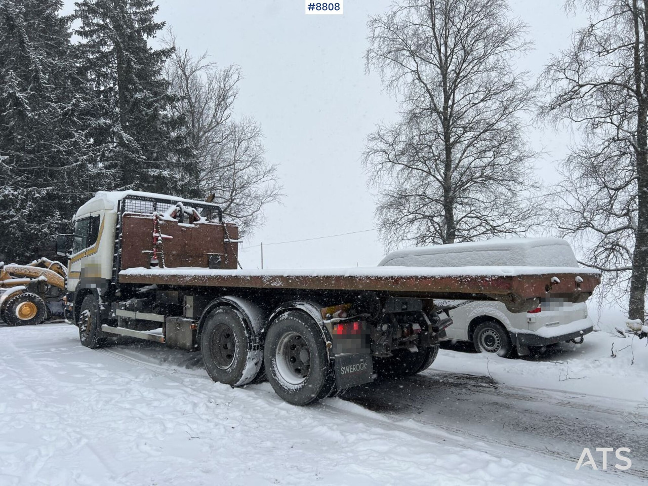 Scania R124GB with plow mount and underbite - Камион со кука за подигање: слика 3 Scania R124GB with plow mount and underbite - Камион со кука за подигање: слика 3