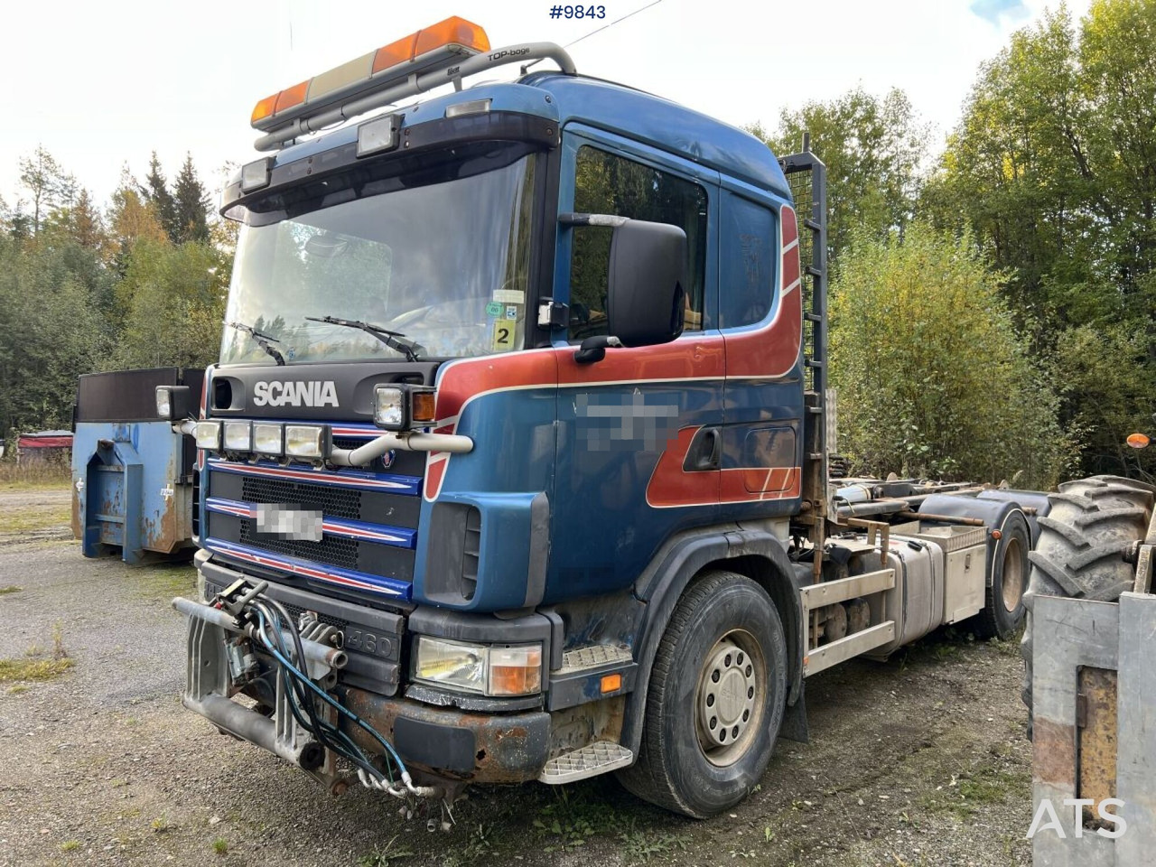 Scania R144 Hook Truck with plow equipment - Камион со кука за подигање: слика 1 Scania R144 Hook Truck with plow equipment - Камион со кука за подигање: слика 1