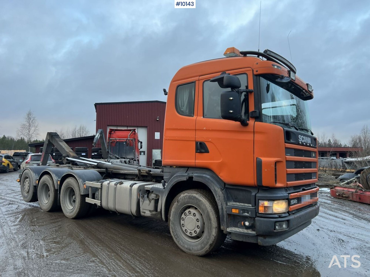 Scania R164 Tridem Truck Swap body (VIDEO) - Камион со кука за подигање: слика 2 Scania R164 Tridem Truck Swap body (VIDEO) - Камион со кука за подигање: слика 2