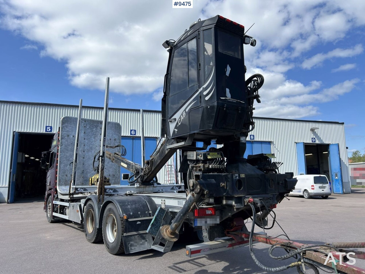 Scania R580 Logging truck with crane and trailer - Камион за дрва: слика 4 Scania R580 Logging truck with crane and trailer - Камион за дрва: слика 4