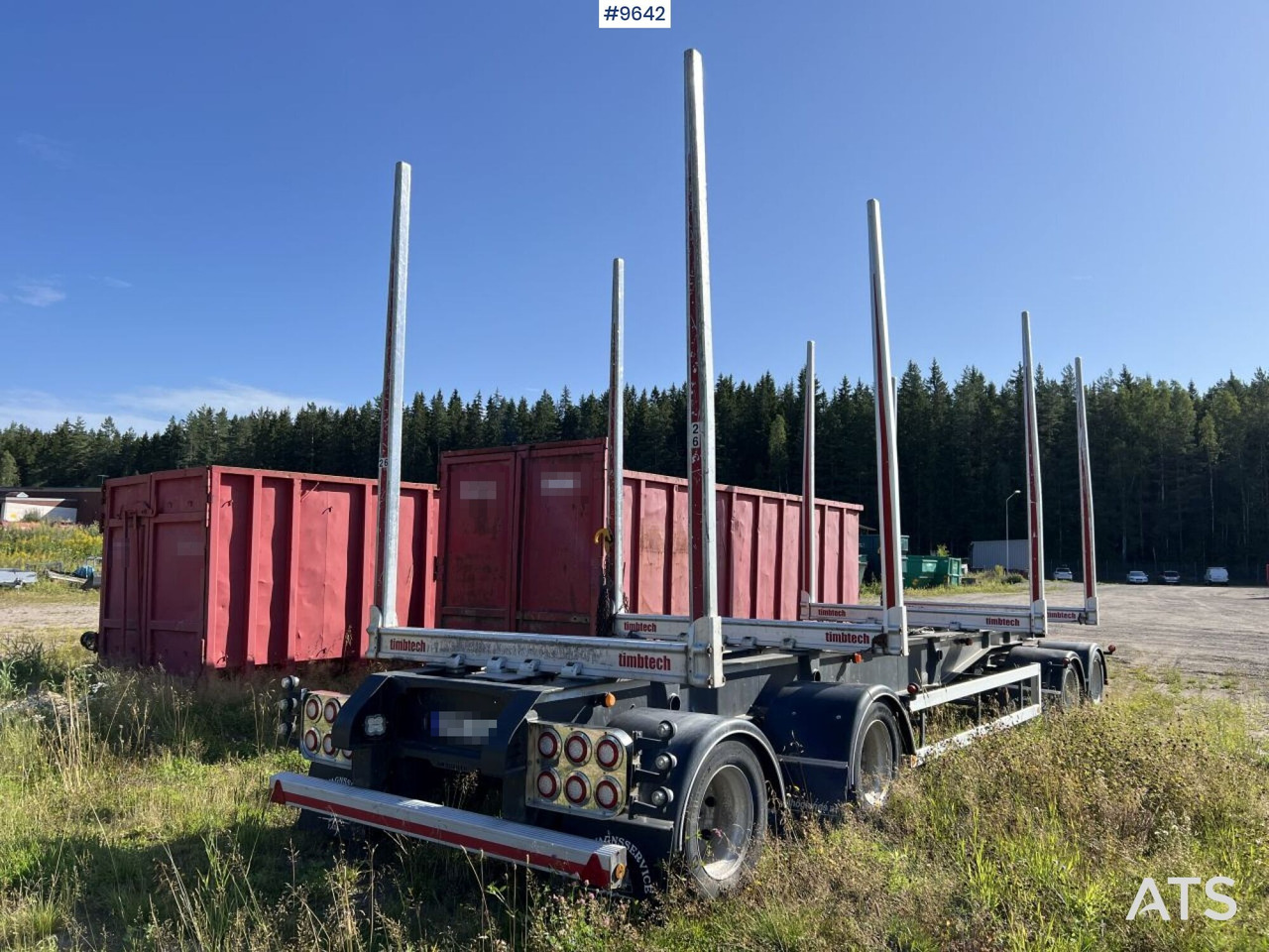 Timber trailer AM TRAILER SF4-S - Приколка за дрва: слика 2 Timber trailer AM TRAILER SF4-S - Приколка за дрва: слика 2