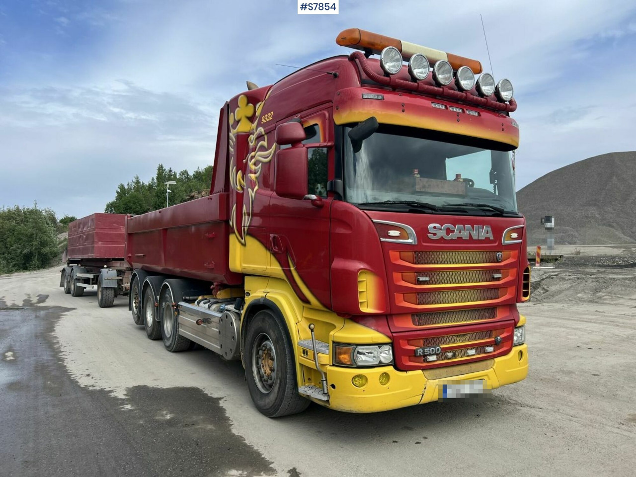 Tipper Truck Scania R500 with side tipper and ORY T 10 Tipper trailer - Кипер, Кипер приколка: слика 2 Tipper Truck Scania R500 with side tipper and ORY T 10 Tipper trailer - Кипер, Кипер приколка: слика 2